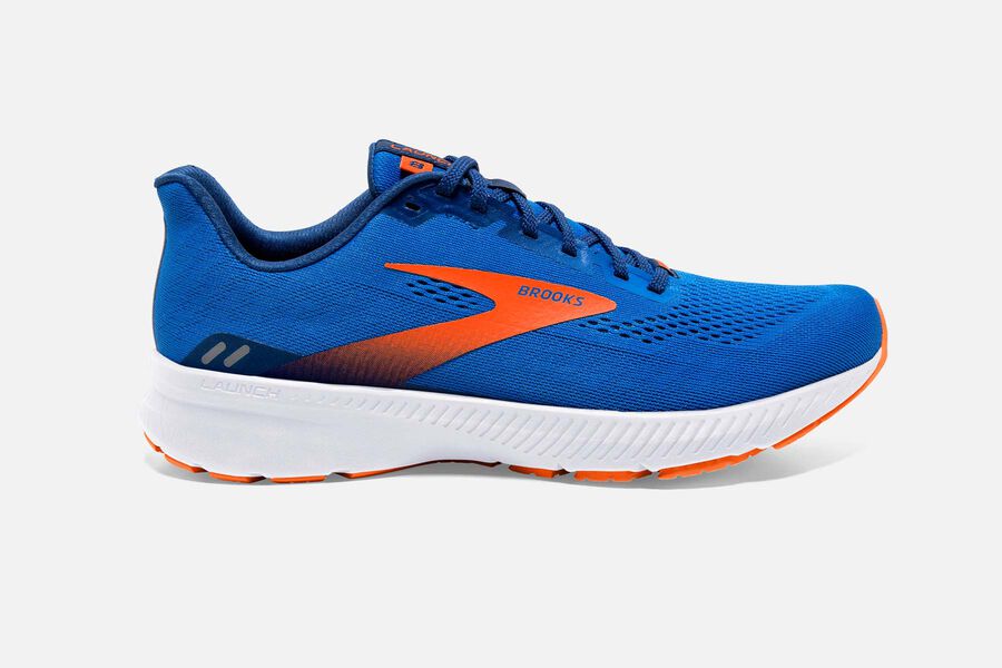 Brooks Launch 8 Road Running Shoes Mens Blue/Orange 435978-WMK